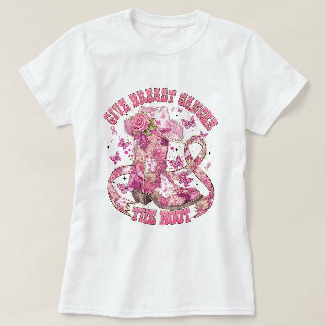 Cancer Awareness We Wear Pink T-Shirt (Design Front)