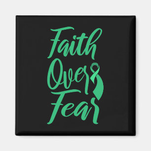 Cancer Awareness World Cancer Day Faith Over Fear Magnet