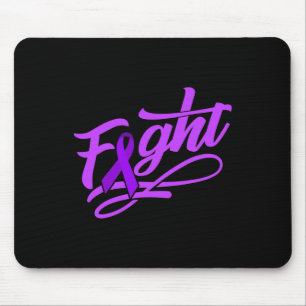 Cancer Awareness World Cancer Day FIGHT Chemothera Mouse Mat
