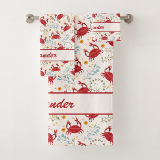 Cancer Baby | Gentle Cuddles for Your Little Crab Bath Towel Set