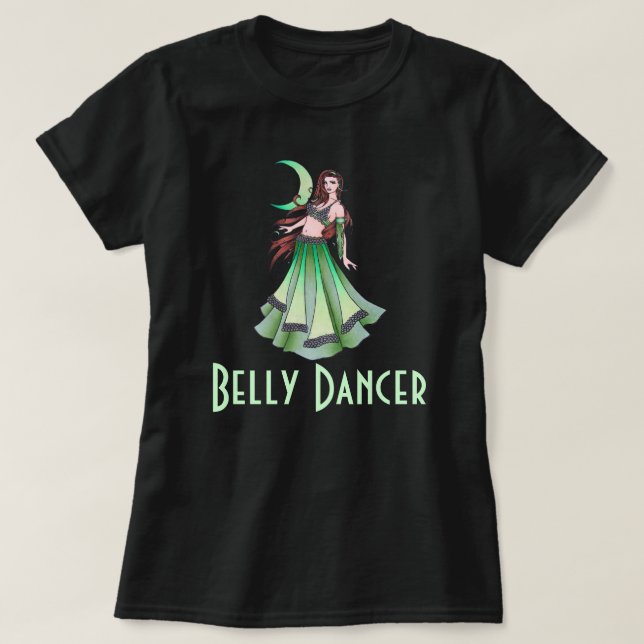 Cancer Belly Dancer T-Shirt (Design Front)