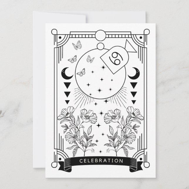 Cancer Birthday Celebration Invitation (Front)