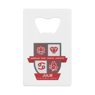 Cancer Birthday Crest™ for July 1-22