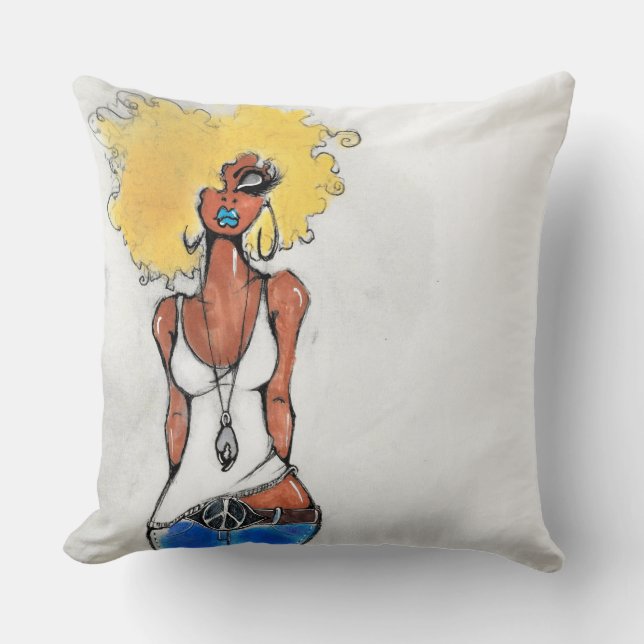 CANCER Blonde Crab Cushion (Front)
