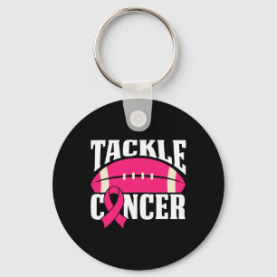Cancer Breast Awareness Tackle Pink Ribbon Key Ring