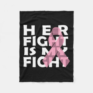 Cancer Breast Cancer  Fleece Blanket