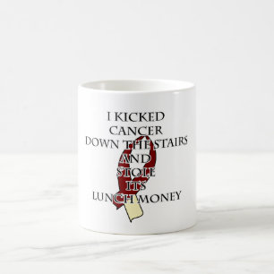 Cancer Bully (Burgundy & Cream) Coffee Mug