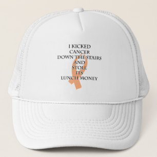 Cancer Bully (Peach Ribbon) Trucker Hat