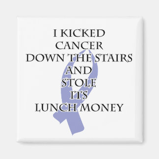 Cancer Bully (Periwinkle Ribbon) Magnet