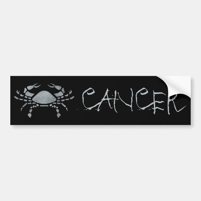 cancer bumper sticker (Front)
