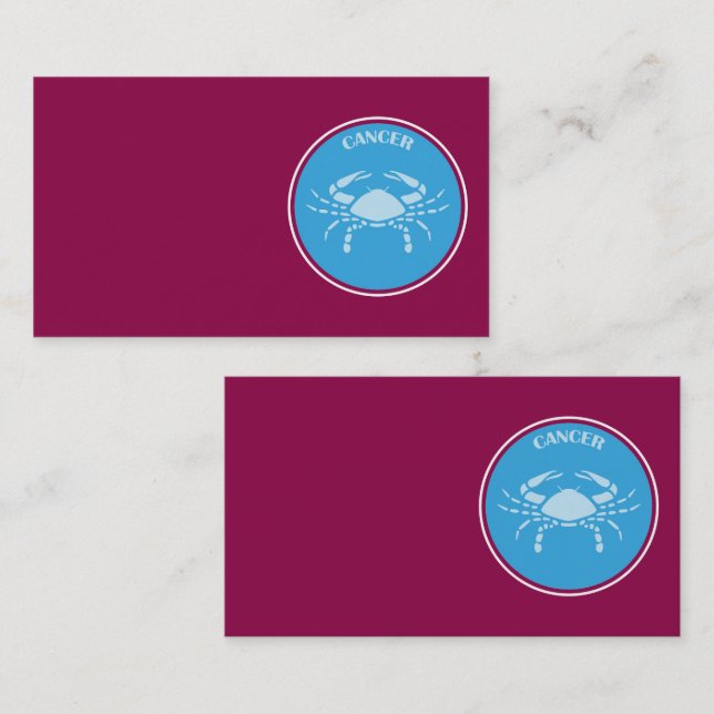 Cancer Business Card (Front/Back)