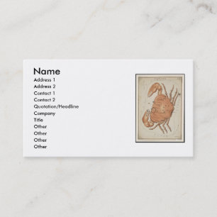 Cancer Business Card