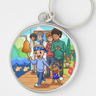 Cancer Care Inspirational Keychain