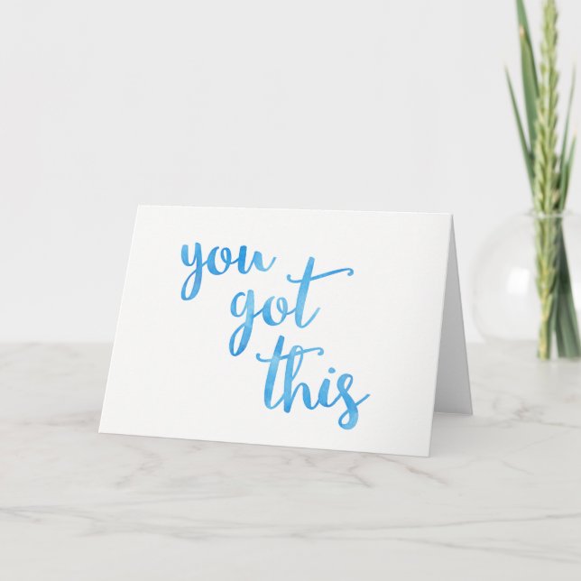 Cancer Chemo Card, You Got This - Greeting Card (Front)