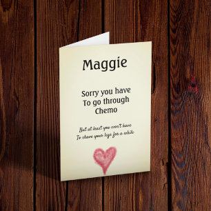Cancer Chemo Funny Get Well Card