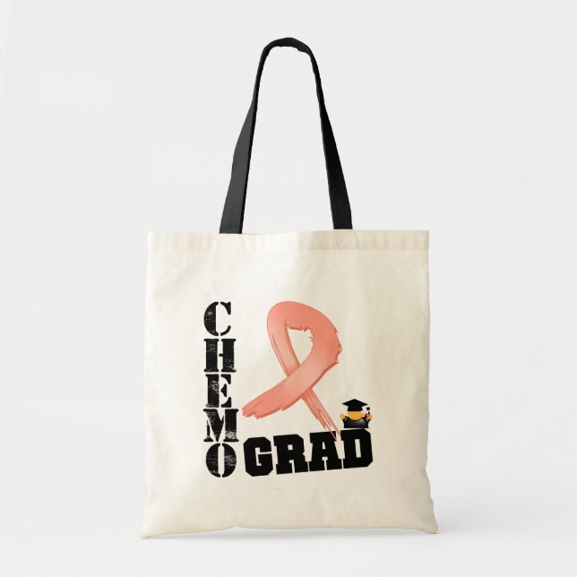 Cancer Chemo Grad Endometrial Tote Bag (Front)