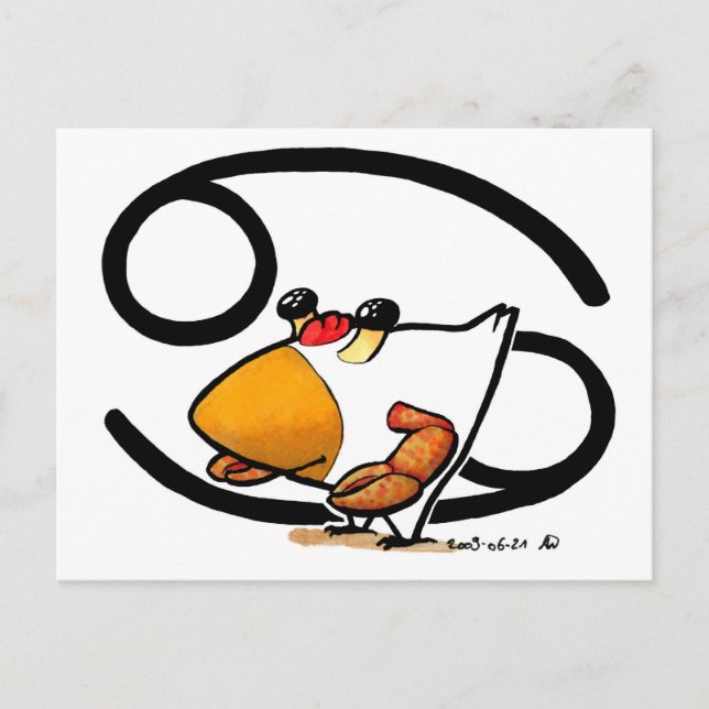 Cancer Chicken Postcard (Front)