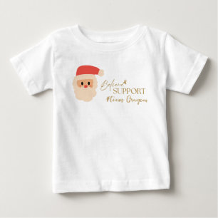 cancer. Christmas Custom #team name Baby T-Shirt