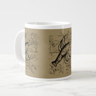 Cancer Constellation by Hevelius circa 1690 Large Coffee Mug