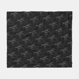 Cancer Constellation Hevelius 1690 Decor Fleece Blanket