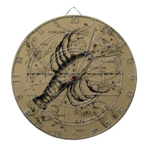 Cancer Constellation Hevelius 1690 Engaving Dartboard