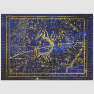 cancer constellation tissue paper