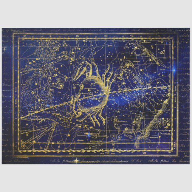 cancer constellation tissue paper (Front)