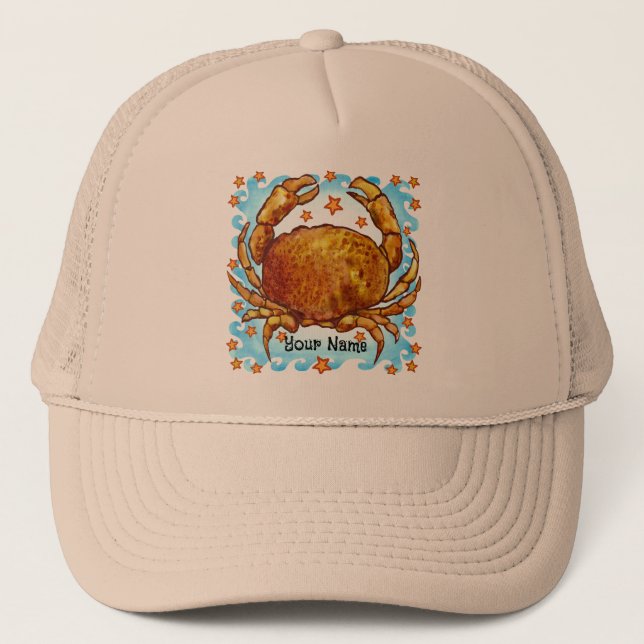 Cancer Crab Birthday hats (Front)