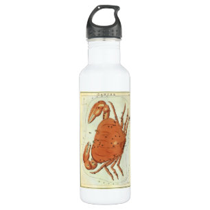 Cancer Crab Vintage Constellation, Urania's Mirror 710 Ml Water Bottle