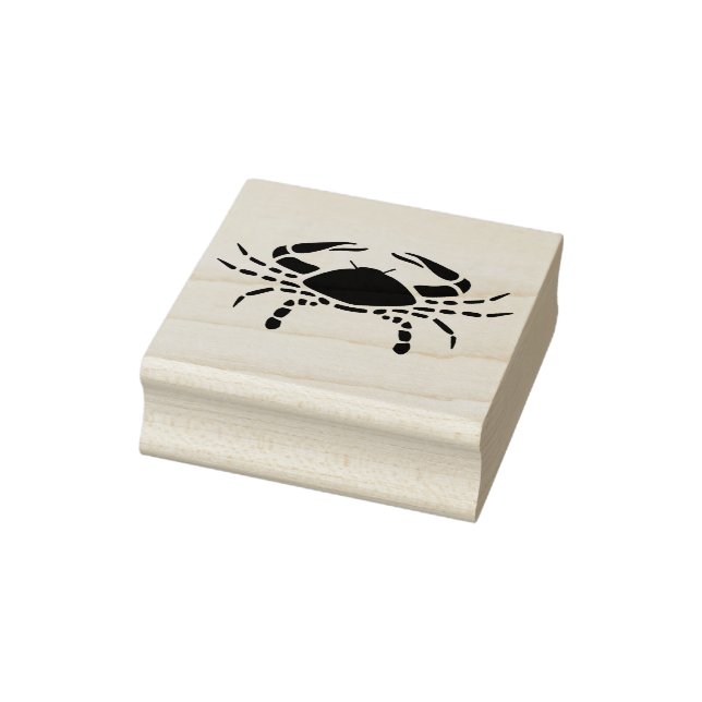 cancer crab zodiac art stamp (Stamp)