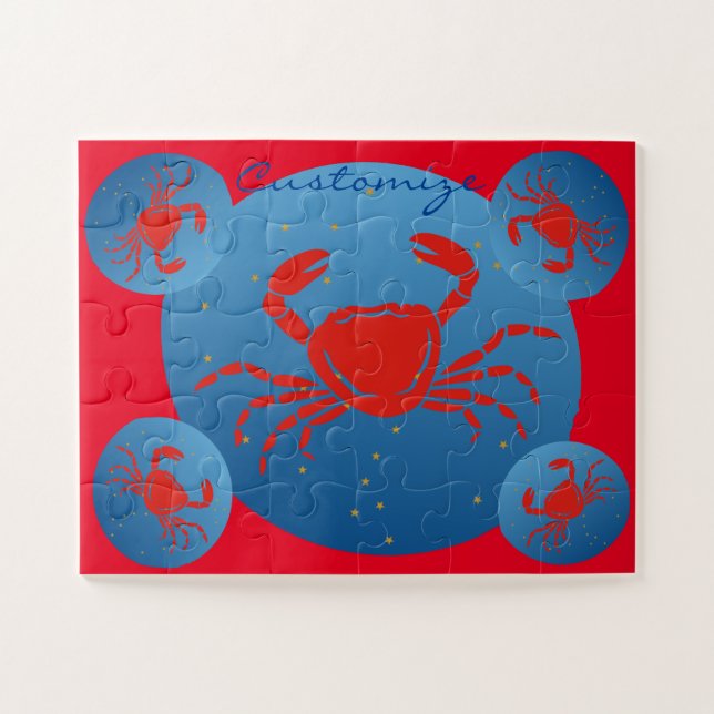 Cancer Crab Zodiac Thunder_Cove Jigsaw Puzzle (Horizontal)