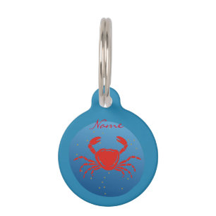 Cancer Crab Zodiac Thunder_Cove Pet Tag