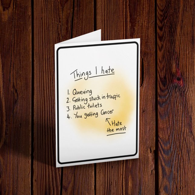 Cancer Diagnosis  Card (Creator Uploaded)