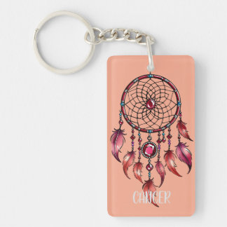 Cancer Dreamcatcher Key Ring