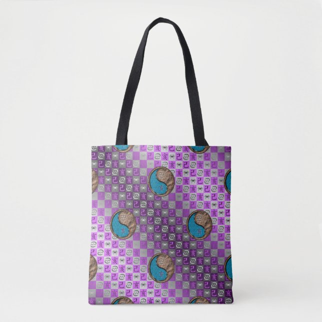 Cancer & Earth Boar Tote Bag (Front)