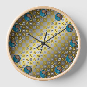 Cancer & Earth Dragon Clock