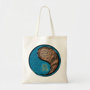 Cancer & Earth Dragon Tote Bag