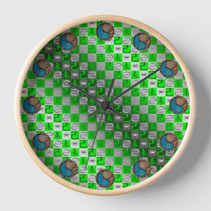 Cancer & Earth Goat Clock