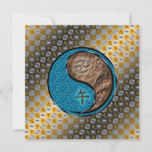 Cancer & Earth Horse Card