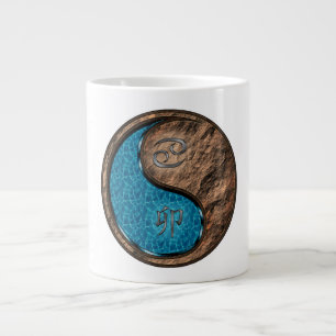 Cancer & Earth Rabbit Large Coffee Mug