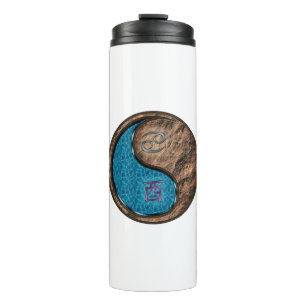 Cancer & Earth Rooster Thermal Tumbler
