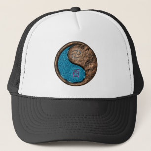 Cancer & Earth Rooster Trucker Hat
