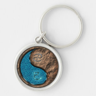 Cancer & Earth Snake Key Ring