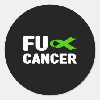 Cancer - Fck Bile Duct Cancer Awareness 4  Classic Round Sticker