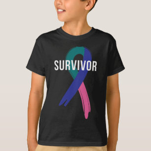 Cancer Fight Cancer Ribbon 23  T-Shirt