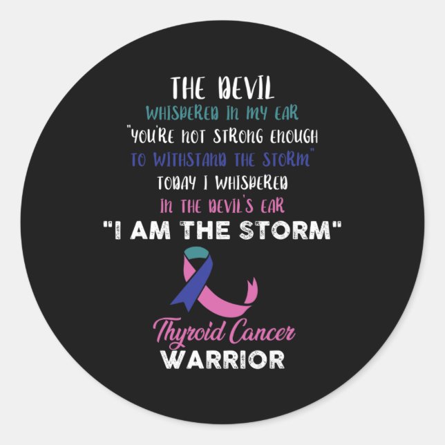 Cancer Fight Cancer Ribbon 2  Classic Round Sticker (Front)