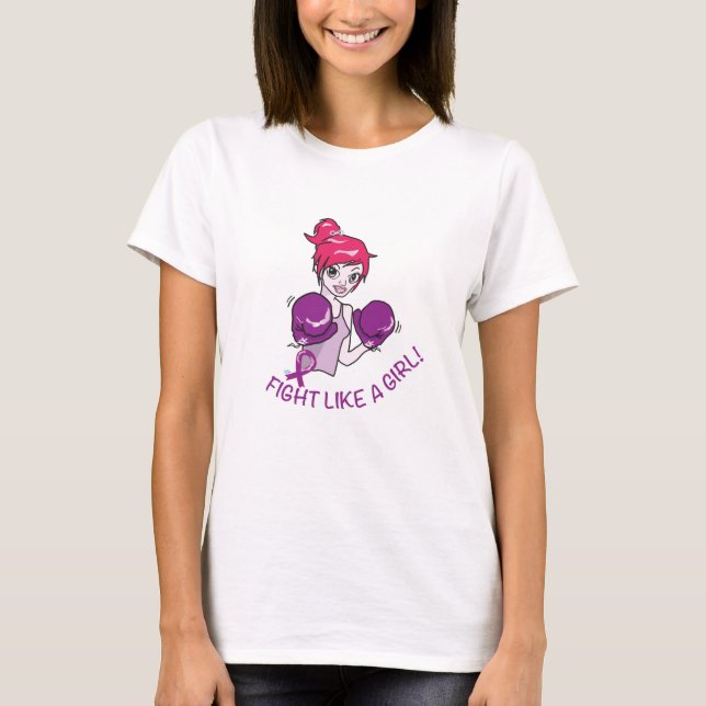 CANCER FIGHT-CAREGIVERS T-Shirt (Front)