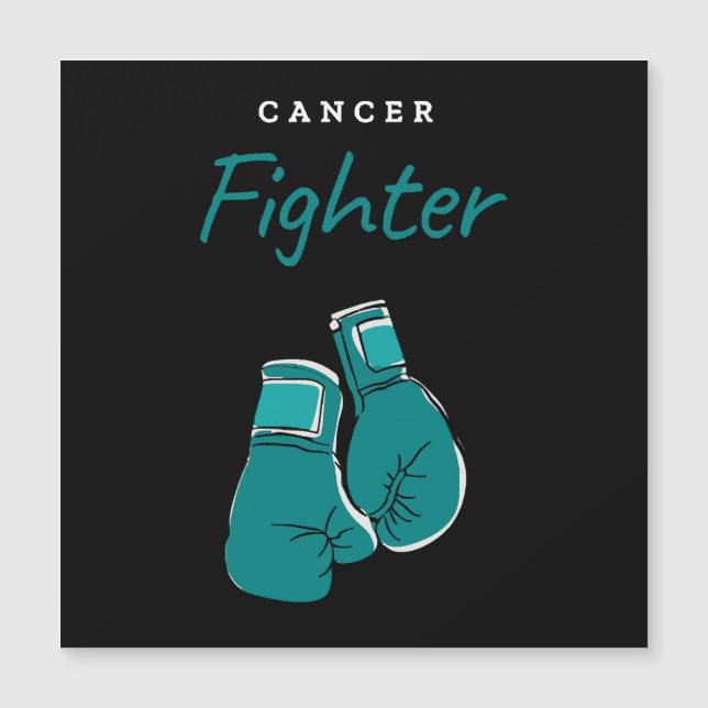cancer fighter, teal (Front)