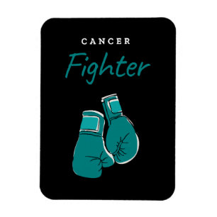 cancer fighter, teal magnet