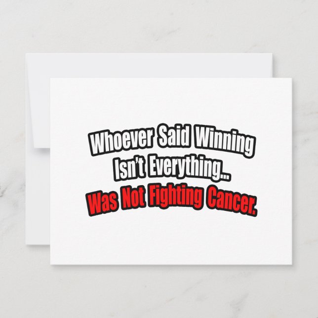 Cancer Fighting Quote (Front)